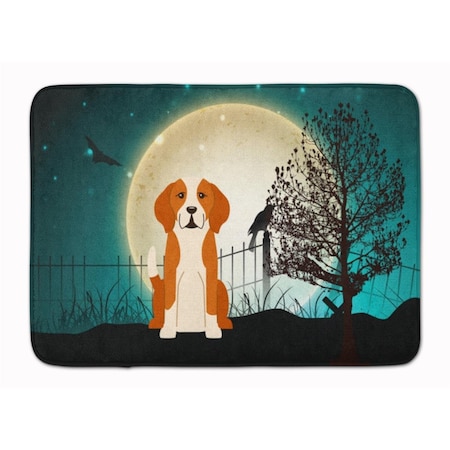 Carolines Treasures Halloween Scary English Foxhound Machine Washable Memory Foam Mat BB2300RUG